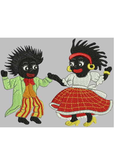 Chi150 - Golliwog dancing couple